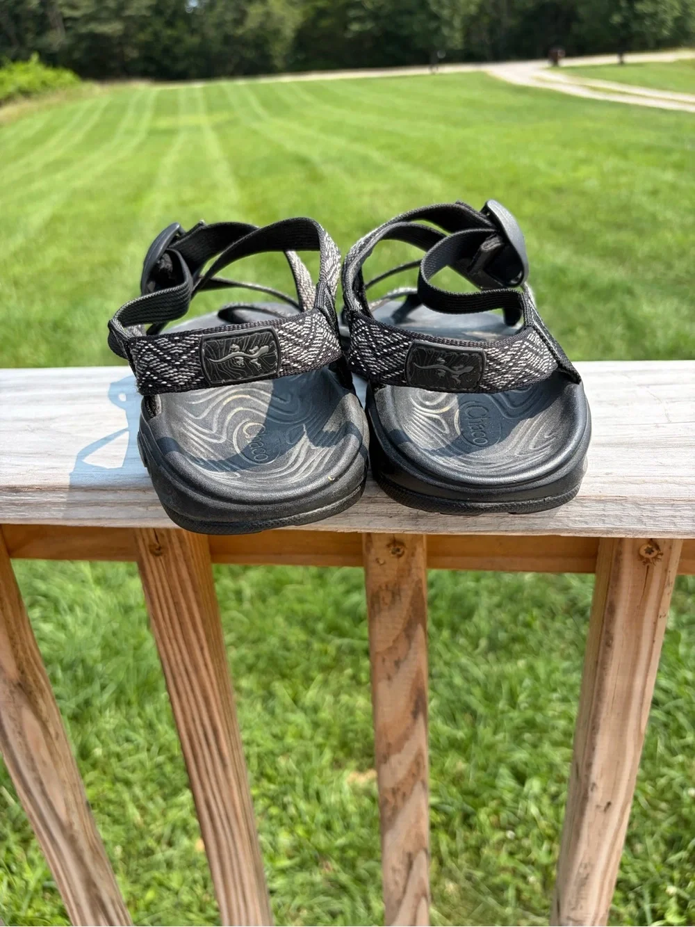 Chaco Women's 9 Zvolv Sandal Rain J105222 Adjustable Strap Black
